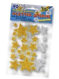 Folia Eva Glitter Sticker Yıldızlar