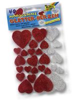 Folia Eva Glitterli Stiker Kalp