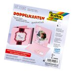 Folia Çiftli Kart 13.5X13.5 5 Kart+Zarf+İç Pembe