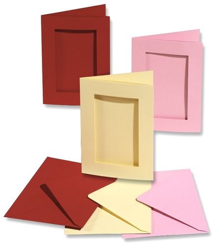 Folia 10.5X15 5 Kart 5 Zarf Koyu Sarı