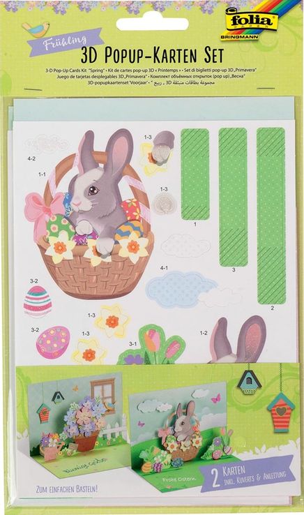 Folia 3D Popup Kartları Bahar