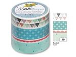 Folia Washi Tape 4 Lü Set Pastel