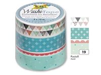 Folia Washi Tape 4 Lü Set Pastel