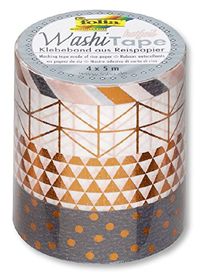 Folia Washi Tape 5 Li Set Bakır