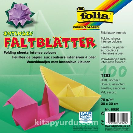 Folia Origami Kağıdı 20X20Cm 100 Ad