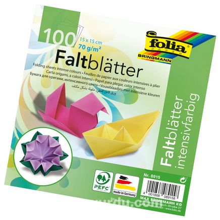 Folia Origami Kağıdı 15X15Cm 100 Ad