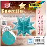 Folia Bascetta-Wınterornament Turkuaz 15*15Cm 32 Yaprak