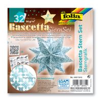 Folia Bascetta-Stern Mavi 15*15Cm 32 Yaprak