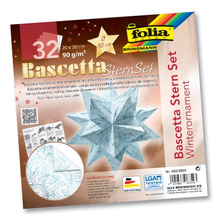 Folia Bascetta-Wınterornament Byz 20*20Cm 32 Yaprak