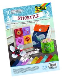 Folia Keçe 21X29,5 Cm Nakışlı Karışık Renkli 