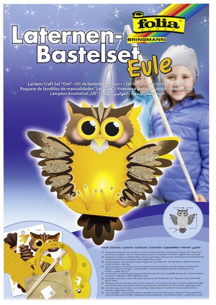 Folia Fener Set Baykuş 23X33