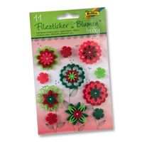 Folia Keçe Çiçek Sticker Berry