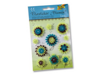 Folia Keçe Çiçek Sticker Lime