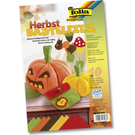 Folia Keçe 190Gr 20X30Cm 10 Sayfa Sonbahar