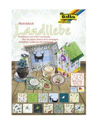 Folia Motıf Block Landliebe 24X34 Cm 26 Yaprak 