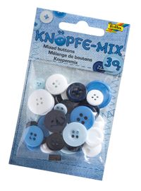Folia Renkli Düğmeler Mavi 30 Gr