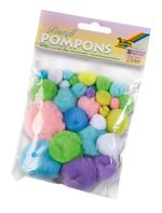 Folia Ponpon 30 Ad.Pastel Renkli
