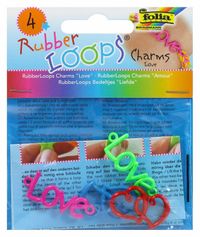 Folia Rubber Loops Charms Love 100Ad. 5 Renk