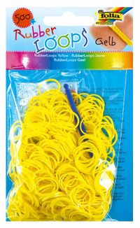 Folia Rubber Loops Sarı 500 Ad.25 S-Clips 