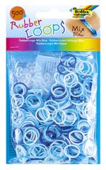 Folia Rubber Loops Mavi 500 Ad.25 S-Clips