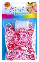 Folia Rubber Loops Kırmızı 500 Ad. 25 S-Clips 