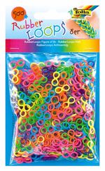 Folia Rubber Loops 8Thçizgili Renkli 500Ad.25 S-Clips