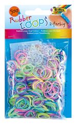 Folia Rubber Loops Çift Renk 500 Ad.25 S-Clips