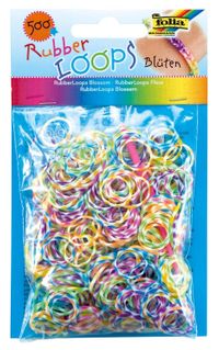 Folia Rubber Loops Çiçek Renkli 500Ad. 25 S-Clips