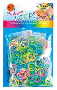 Folia Rubber Loops Neon Kızdırma 500Ad.25 S-Clips 