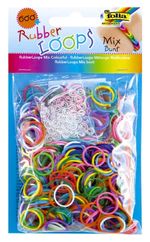 Folia Rubber Loops Karışık Renkli 600Ad.25 S-Clips 
