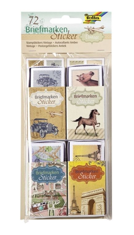 Folia Stamp Stıcker Antika
