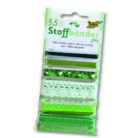 Folia Kumaş Kurdela Yeşil  6 Adet 1*50Cm 5*100Cm