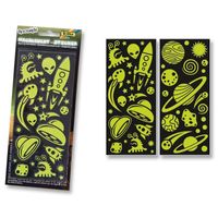 Folia.Sticker Glow İn Dark 2 Desen