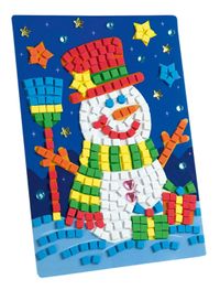 Folia Mozaik Resim Kardan Adam 