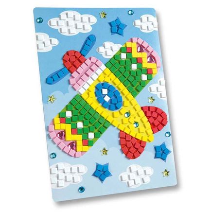 Folia Mozaik Resim Uçak