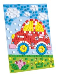 Folia Mozaik Resim Araba