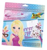 Folia.Stencil Book Fashion Girl