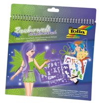 Folia.Stencil Book Sihirli Dünya