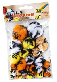 Folia.Ponpon Hayvanlar 30 Adet