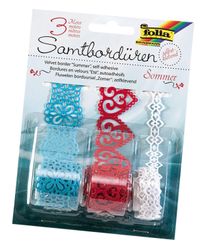 Folia Kadife Bordür Yaz 