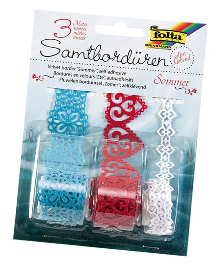 Folia Kadife Bordür Yaz 