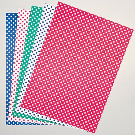 Folia Foto K 25X35Cm 10 Tabaka 10 Renk Polka 300 G