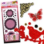 Folia. Simli Sticker 5 Desen