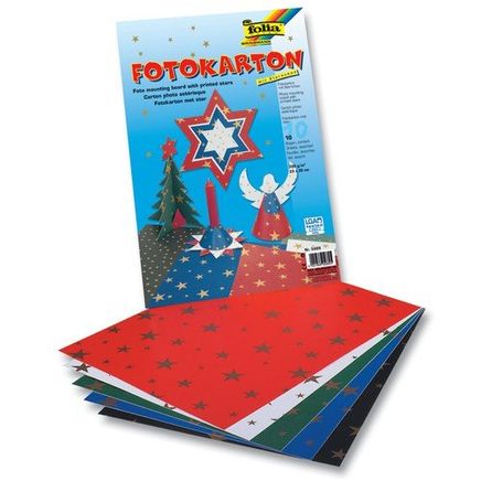 Folia Foto K 25X35Cm 10 Tabaka 10 Renk Altın Star