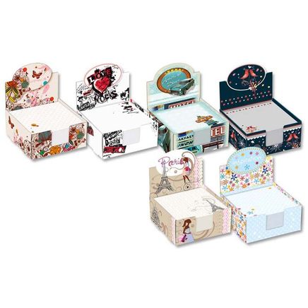 Folia Motifli Not Kutusu 9X9 Cm