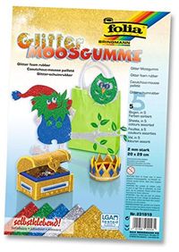 Folia Glitter Eva 20X29Cm, 5 Sayfa 