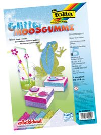 Folia Glitter Eva 20X29Cm, 5 Sayfaa 