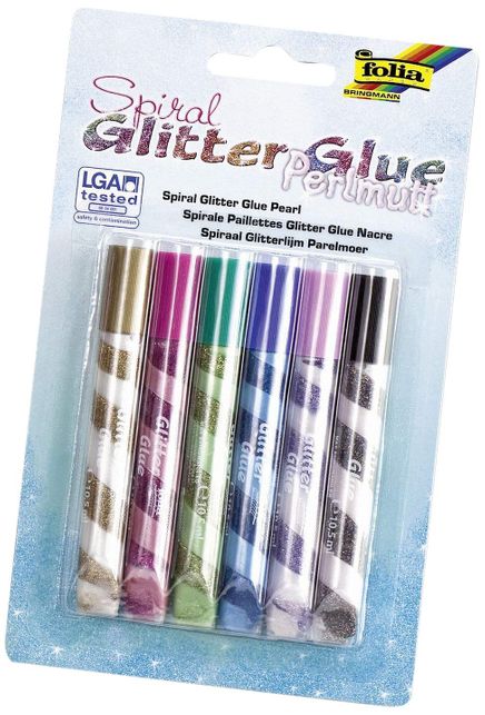 Folia Glitter-Glue Parlak Yapıştırıcı Set Renkli