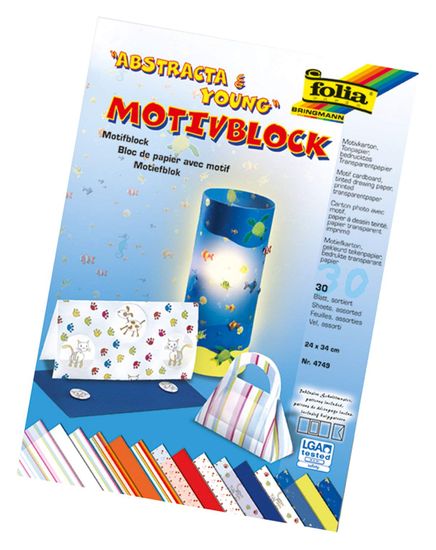 Folia Motıv Krt 24X34Cm 30 Yaprak Blok Abst Ve Gençlik