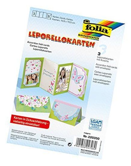 Folia Akordion Kart Yeşil  300 Gr 10X15.5